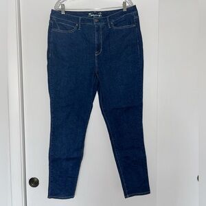 Seven7 Blue Skinny Ankle Jeans
